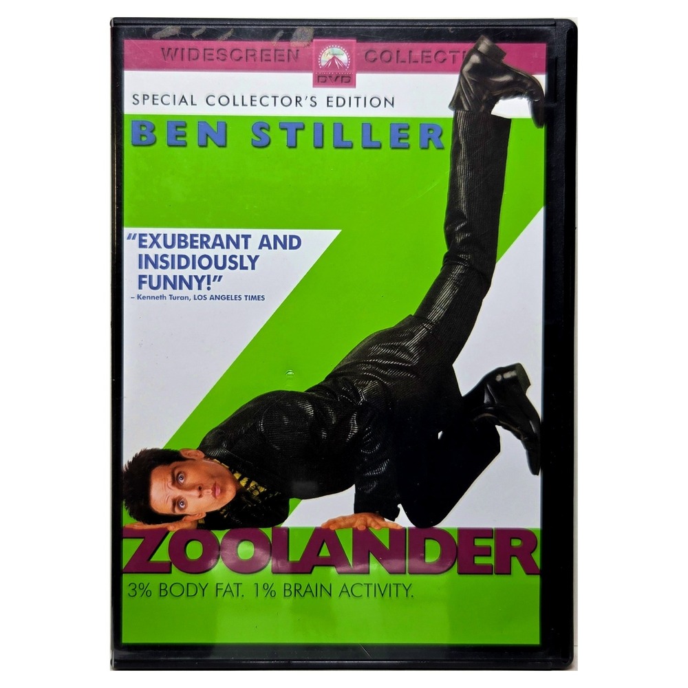 Zoolander DVD Special‎ Collectors Edition Widescreen Ben Stiller Comedy Movie